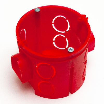 Коробка установочная углубленная 64х60 с саморезами (80-0510 С)